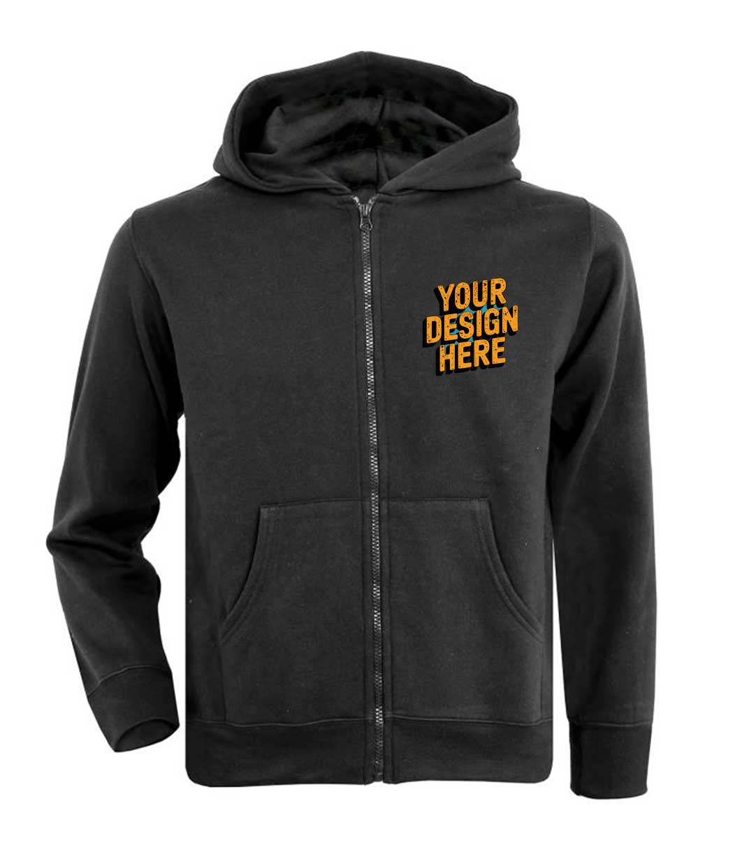 Custom Kids Zip Hoodie