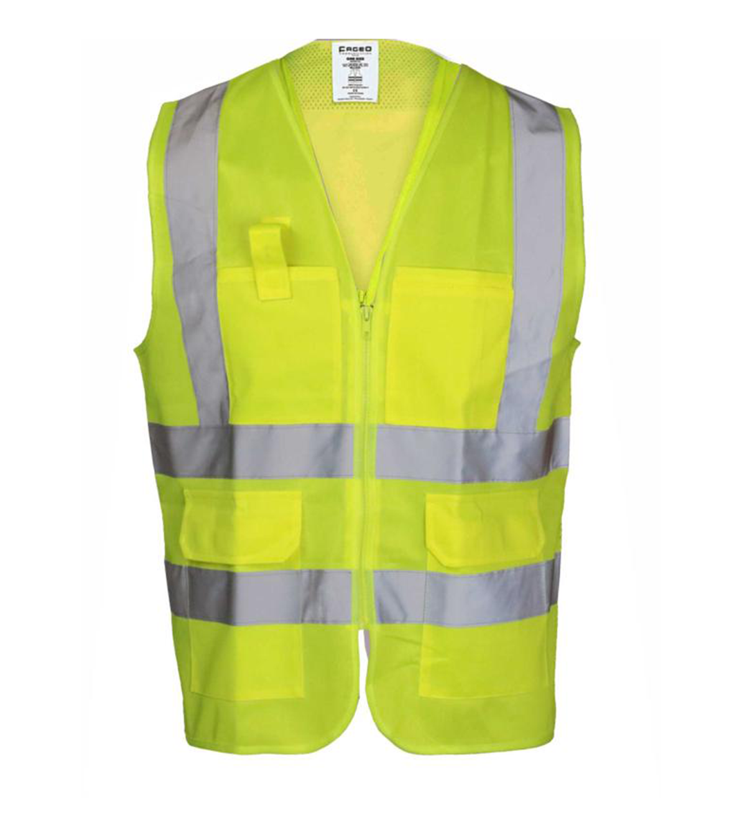 High-Visibility Vest With Zipper
